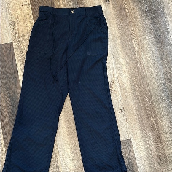 Reitmans Other - Blue-black high waisted, wide leg business casual pants